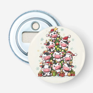 Merry Moo Christmas Bottle Opener