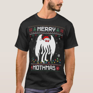 Merry Mothmas Santa Mothman Ugly Christmas Sweater