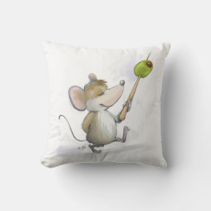 Merry Mouse Moe with Olive Pillow