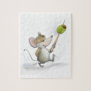 Merry Mouse Moe with Olive Puzzle