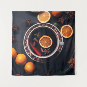Merry & Mulled Cosy Holiday Drink Tapestry