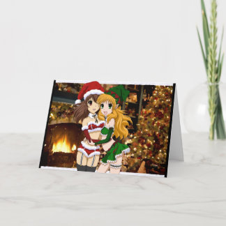 Merry Naughty Christmas Holiday Card