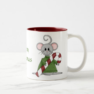 Merry Night Before Christmas Mouse Two-Tone Coffee Two-Tone Coffee Mug