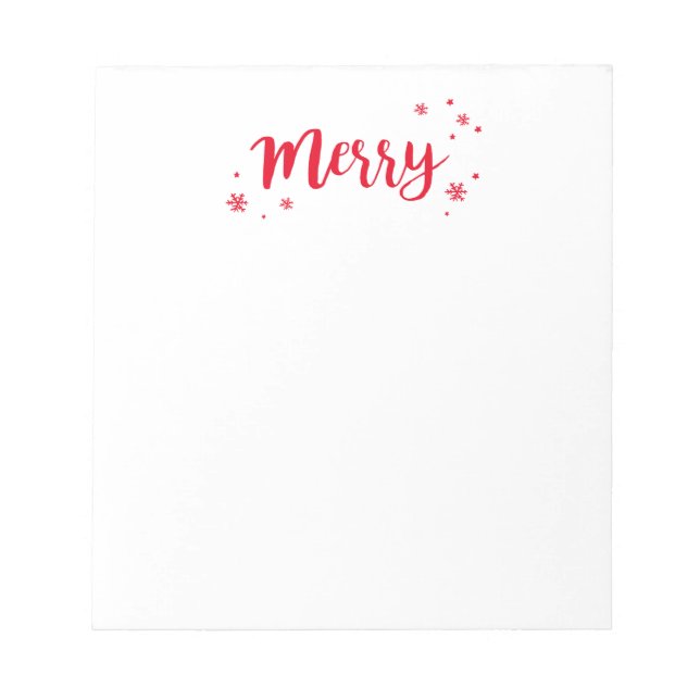 Merry Notepad (Front)