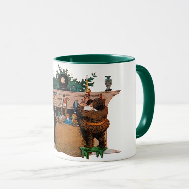 Merry Old Christmas Elf, Jessie Willcox Smith Mug (Front Right)