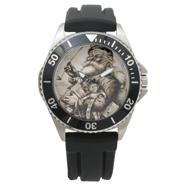 Merry Old Santa Claus Watch (Front)