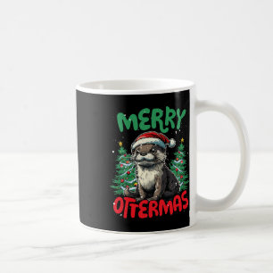 Merry Ottermas Funny Christmas Duck Lover Coffee Mug