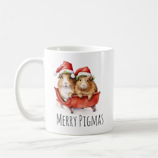 Merry Pigmas Christmas Guinea Pig Coffee Coffee Mug