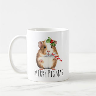 Merry Pigmas Christmas Guinea Pig Coffee Mug