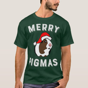 Merry Pigmas, Cute and Funny Guinea Pig Christmas  T-Shirt