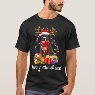 Merry Pitmas Pit Bull Lover Christmas T-Shirt