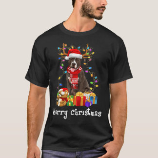 Merry Pitmas Pit Bull Lover Christmas T-Shirt