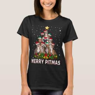 Merry Pitmas Pitbull Dog Ugly Christmas Sweater Tr