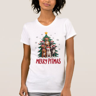 Merry Pitmas Pitbull Dog Ugly Christmas Sweater Tr