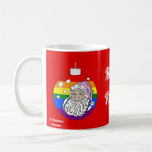 Merry Pride Santa Coffee Mug