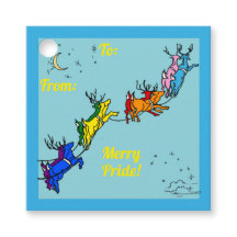 Merry Pride Santa's Reindeer