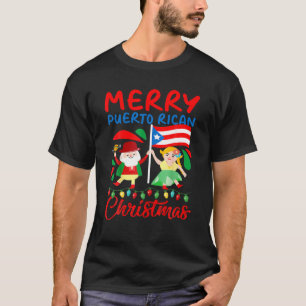 Merry Puerto Rican Christmas Puerto Rico Christmas T-Shirt