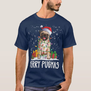 Merry Pugmas 2022 Xmas Pug Christmas Party Pug Lov T-Shirt