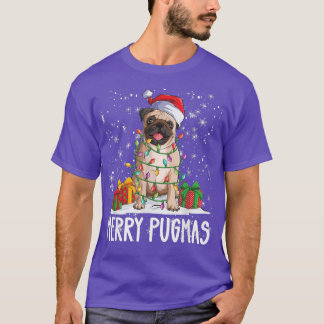 Merry Pugmas 2022 Xmas Pug Christmas Party Pug Lov T-Shirt