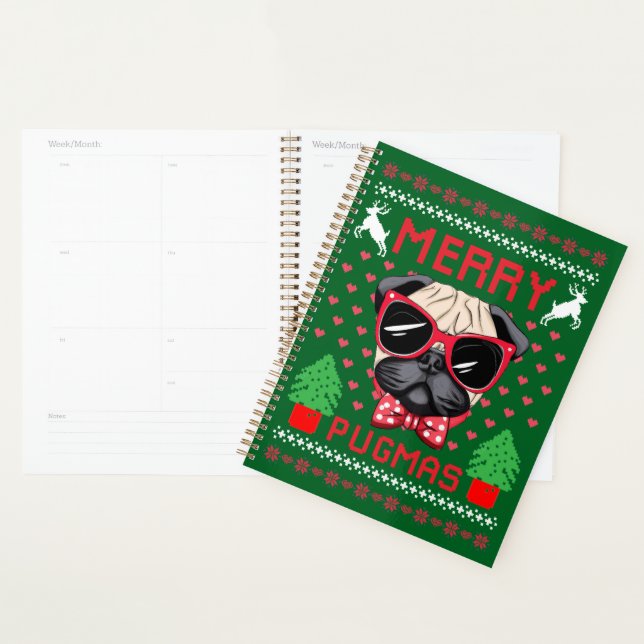 Merry Pugmas! Planner (Display)