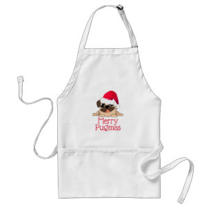 Merry Pugmas Standard Apron