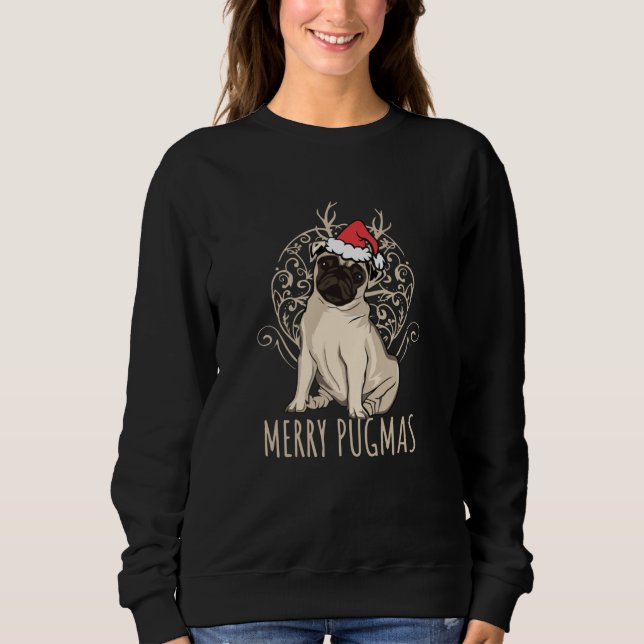 Merry Pugmas Sweatshirt (Front)