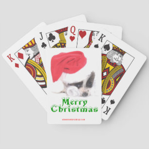 MERRY PUPPY CHRISTMAS PLAYING CARDS