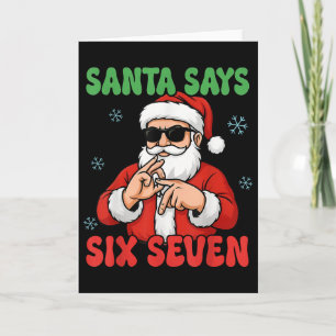 Merry Quackmas Christmas Santa Hat Reindeer Elf Ha Card