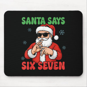 Merry Quackmas Christmas Santa Hat Reindeer Elf Ha Mouse Pad