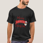 Merry Quarantine Christmas 2020 Cute Snowman Face T-Shirt<br><div class="desc">Stay festive and safe this holiday season with this adorable snowman face mask. Celebrate Christmas 2020 in style with this Merry Quarantine design.</div>