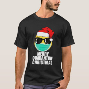 Merry Quarantine Christmas Funny Social Distancing T-Shirt