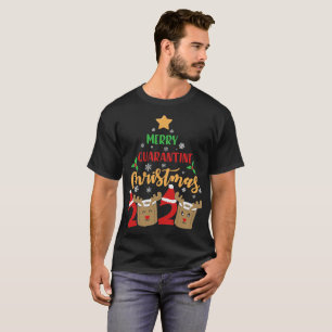 Merry Quarantine Christmas T-Shirt