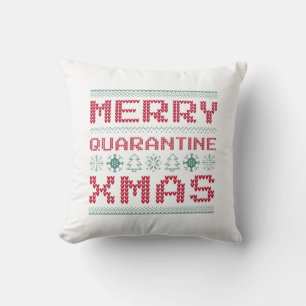 Merry Quarantine Xmas Cushion