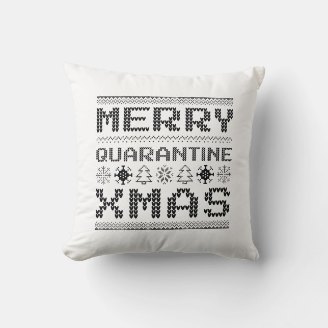Merry Quarantine Xmas Cushion (Front)