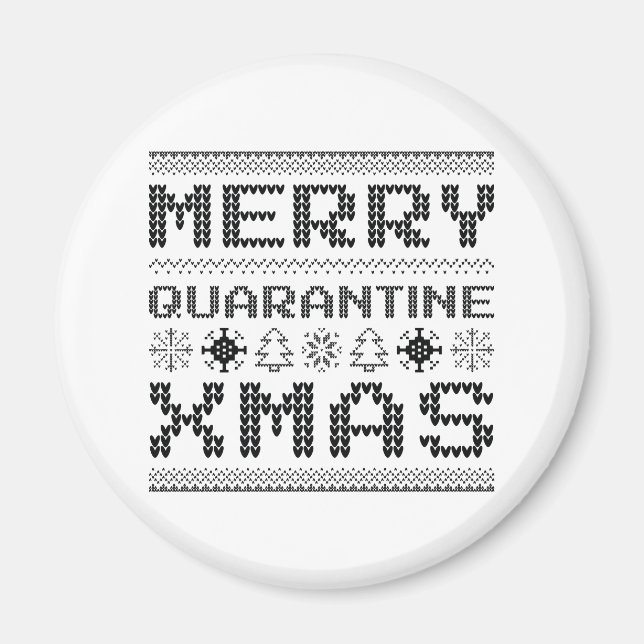Merry Quarantine Xmas Magnet (Front)