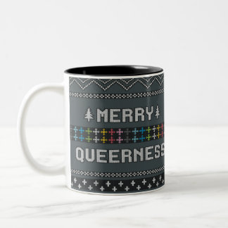 Merry Queerness Two-Tone Coffee Mug