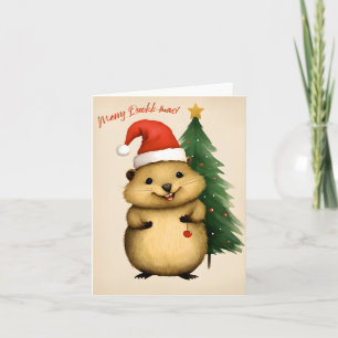 Merry Quokk-mas - Christmas Card