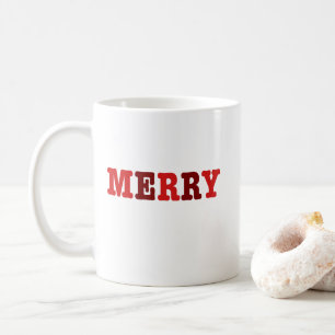 Merry Red Christmas Coffee Mug