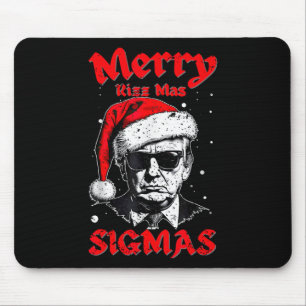 Merry Rizz Mas Sigmas Funny Gen Alpha X-mas Santa Mouse Pad