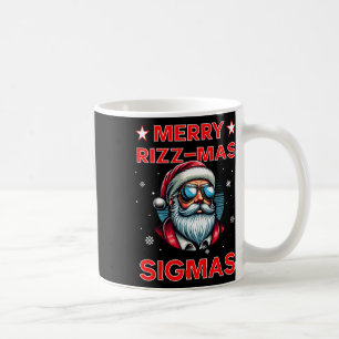 Merry Rizz Mas Sigmas Funny Middle School Alpha Ch Coffee Mug