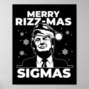 Merry Rizz Mas Sigmas- Gen Alpha Middle School Chr Poster