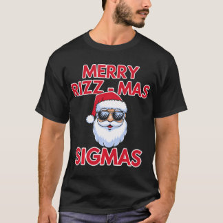 Merry Rizz Mas Sigmas- Gen Alpha Middle School T-Shirt