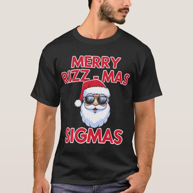 Merry Rizz Mas Sigmas- Gen Alpha Middle School T-Shirt (Front)