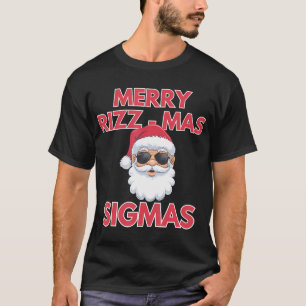 Merry Rizz Mas Sigmas- Gen Alpha Middle School T-Shirt