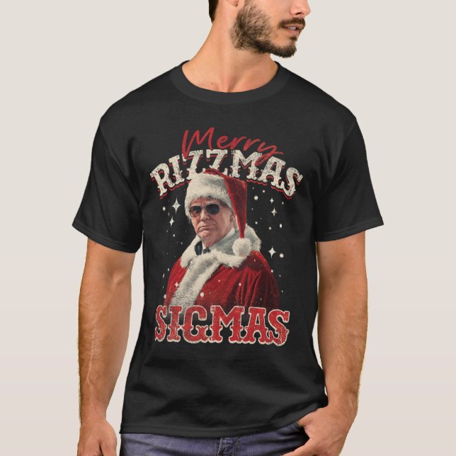 Merry Rizz Mas Sigmas- Gen Alpha Middle School Tru T-Shirt (Front)