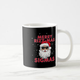 Merry Rizz Mas Sigmas Santa Christmas  Coffee Mug