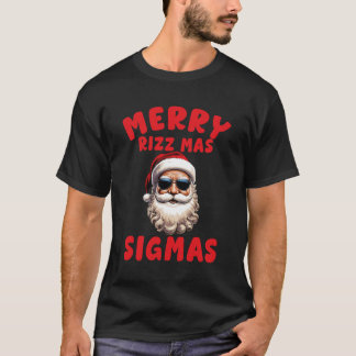 Merry Rizz Mas Sigmas School Christmas T-Shirt