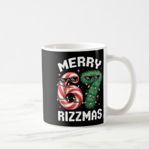 Merry Rizzmas 67 Candy Cane Tree Sungles Funny Coffee Mug