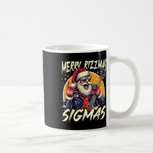 Merry Rizzmas Christmas Rizz Cool Santa Sungles Xm Coffee Mug