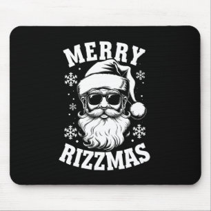 Merry Rizzmas Funny Christmas Santa Claus Happy Ch Mouse Pad